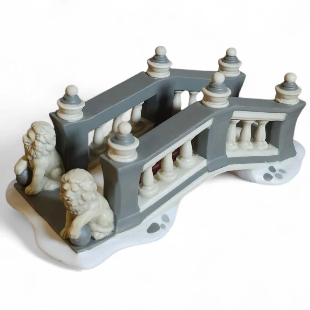 Department 56 Heritage Village Lionhead Bridge & Cobblestone Road Accessory